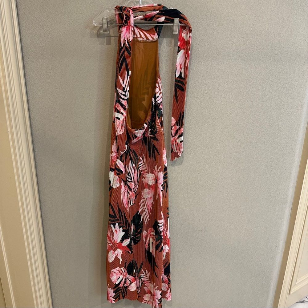 Camila Coelho | XS | Cassy Midi Dress Floral Tropics summer beach halter dress - Picture 11 of 13